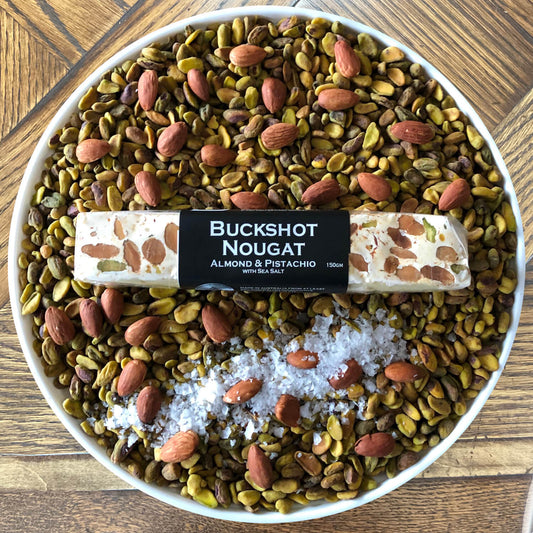 Buckshot Nougat Almond & Pistachio with Sea Salt