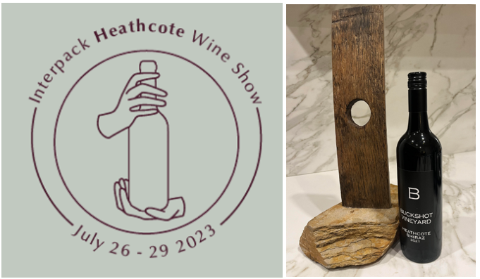 TROPHY & GOLD at the  2023 Heathcote Wine Show